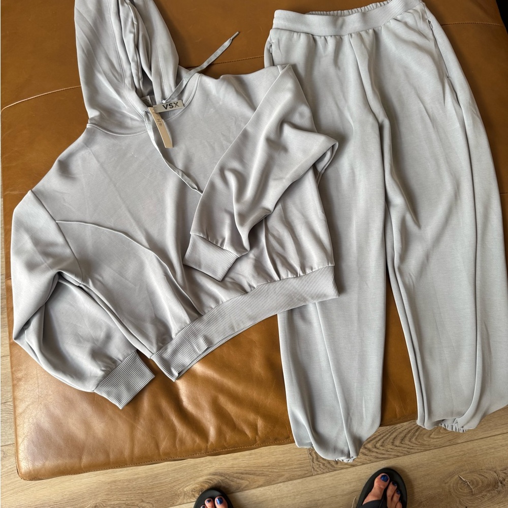 VSX Light Gray Lounge Jogger Set